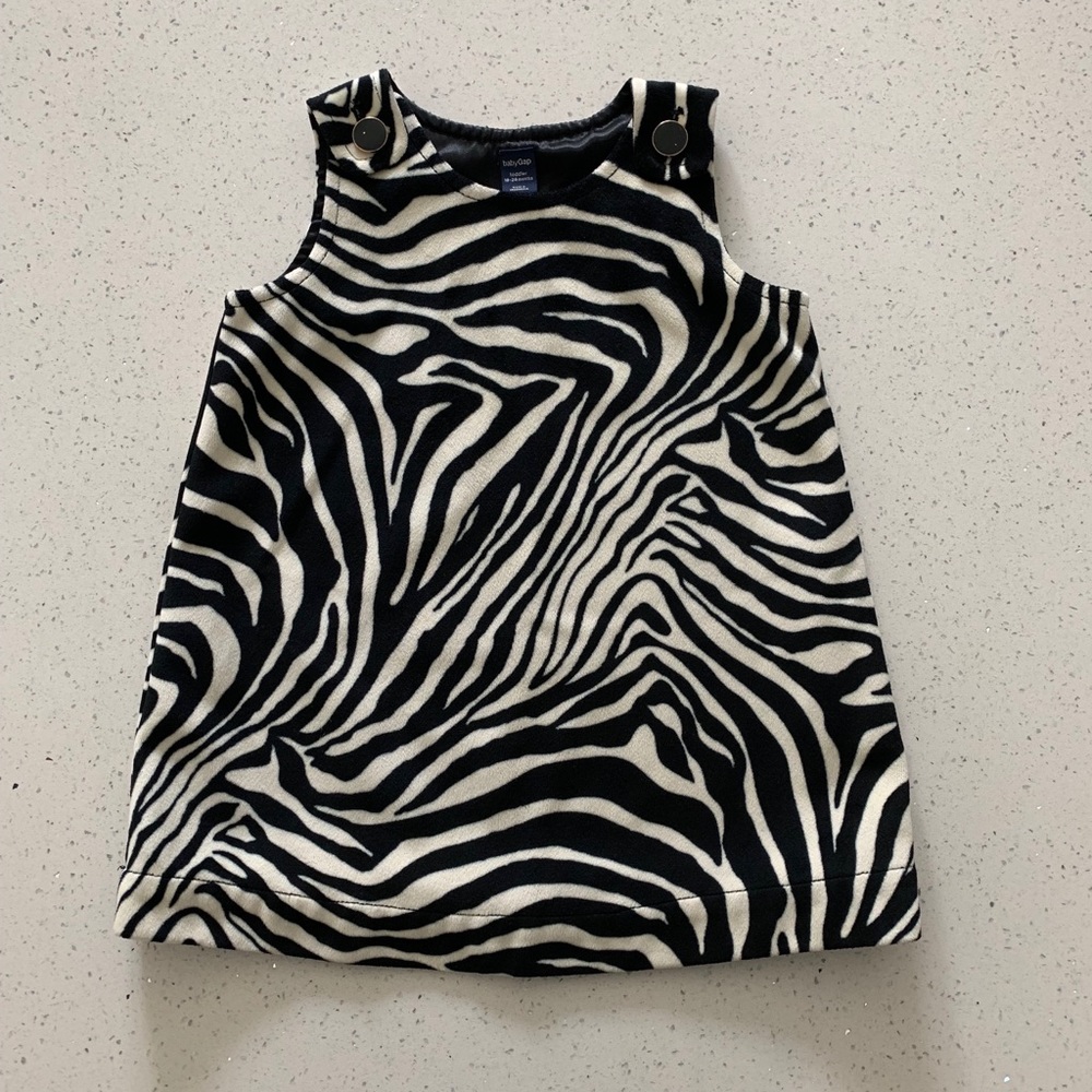 Baby Gap 18-24m zebra print dress